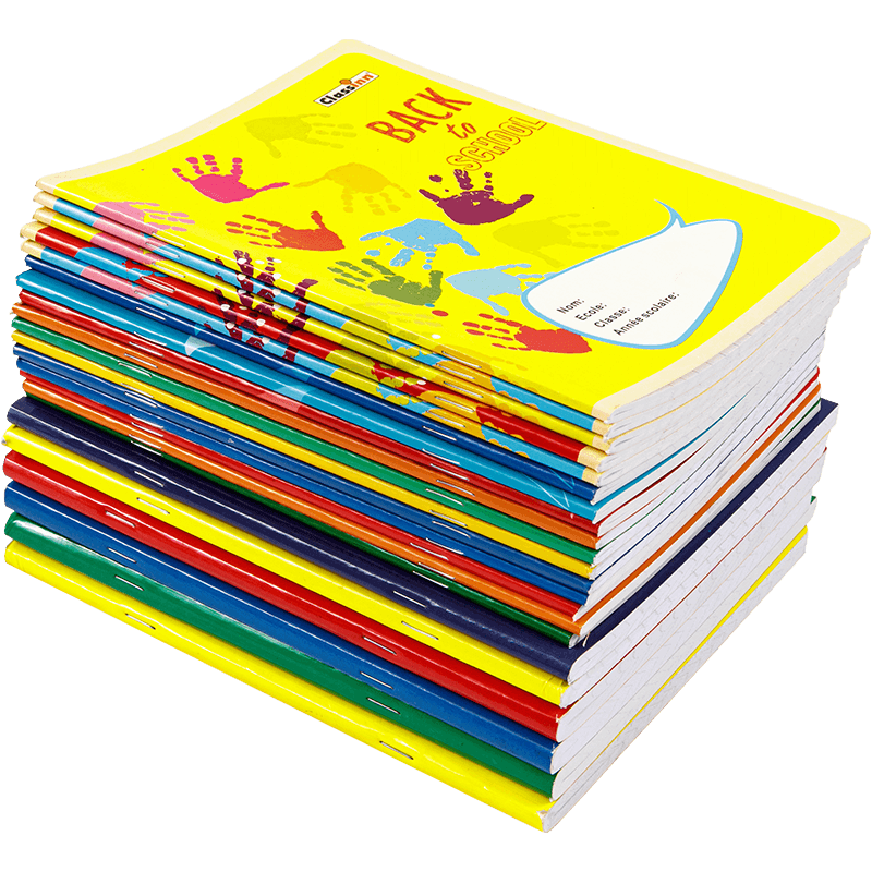 Pelbagai warna disediakan Buku Latihan
